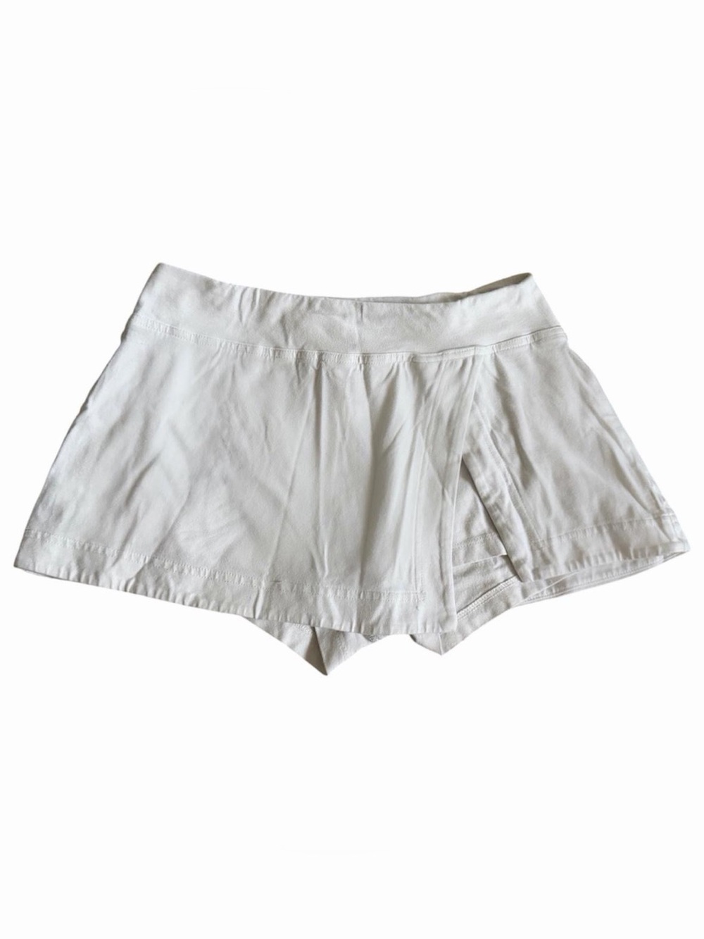 free people movement white tennis mini skirt with built in shorts and little sli